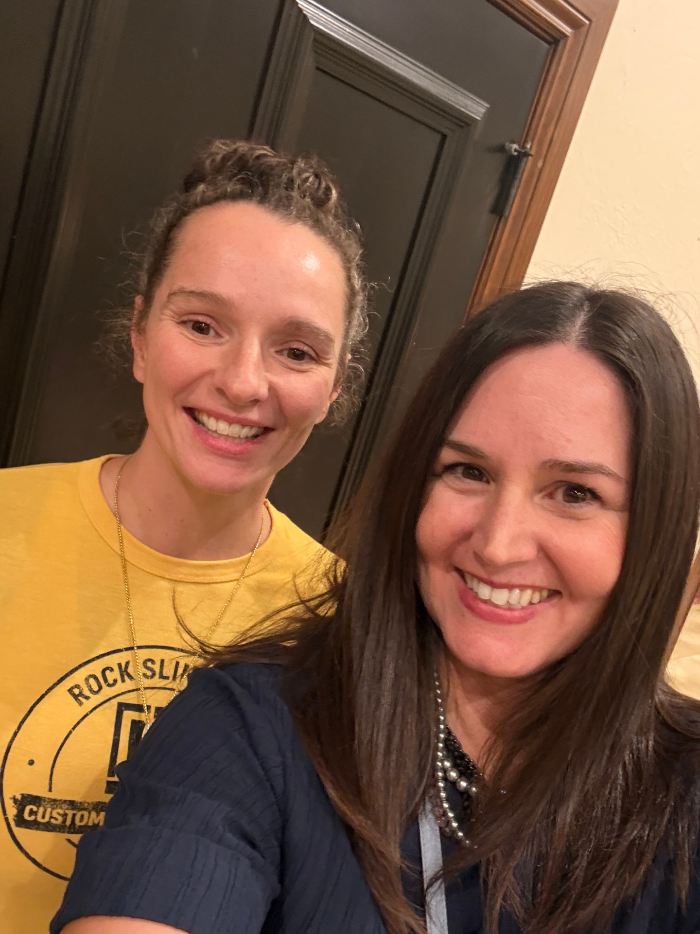 Erica and Jamie smiling together at a COHBA event
