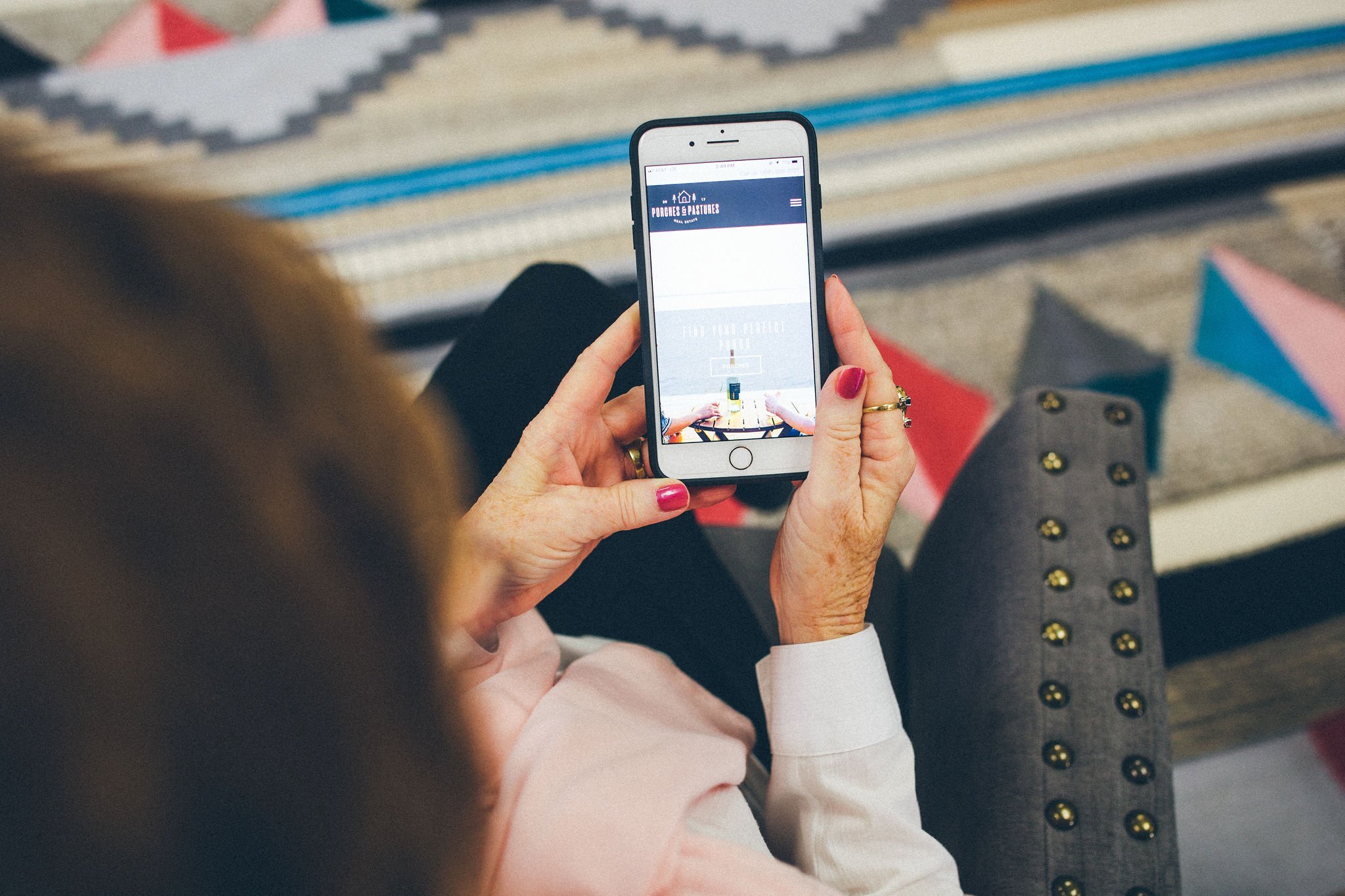 Lifestyle brand photography with mobile phone