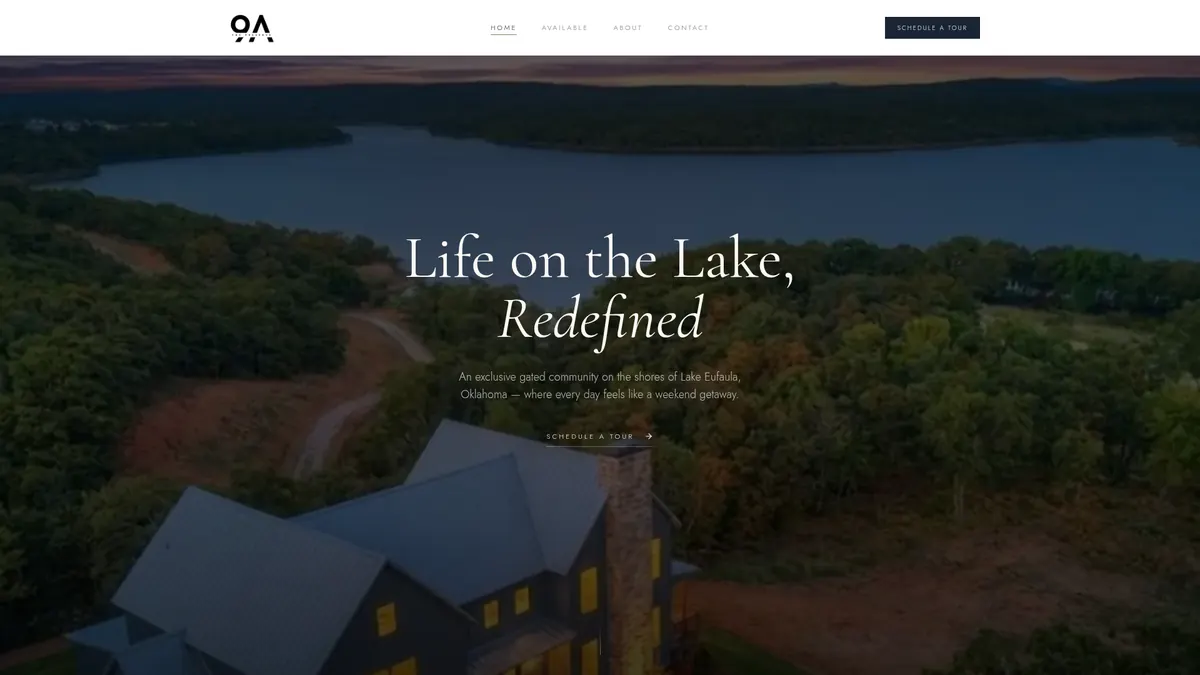 Preserve 9A website design by The Mustard Seed Agency